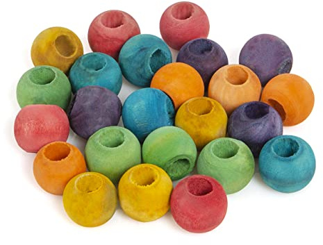 HappyBird | DIY - Bunte Holzkugeln für Vogelspielzeug | Spielzeug für Vögel zum selber basteln