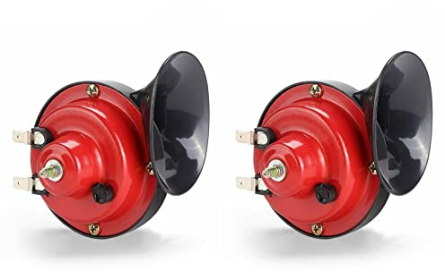 110±5DB Super Train Horn 1 Paar 12V 110±5DB Super Train Horn für LKW SUV Auto Boot Elektrische Horn Motorräder Horn