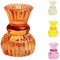 Talking Tables Small Orange Glass Candle Holder for Candlesticks Or Tea Lights | Decorative Table Decorations for Indoor Or Outdoor Dining, Halloween Party Decorations, Autumn Home Décor, Summer