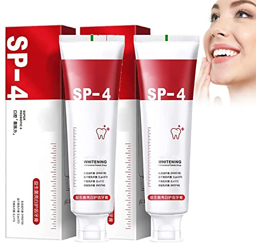 behound Yayashi Sp-4 Toothpaste, Yiliku sp-4 Toothpaste, SP-4 Brightening Toothpaste Fresh Breath Toothpaste (Red*2)