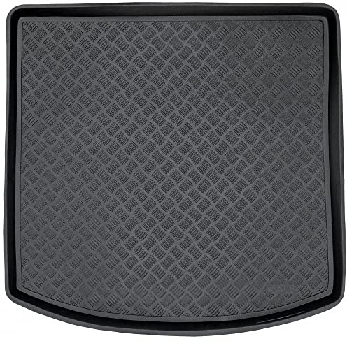 M MOTOS Tapetes de PE para maletero apata para Volkswagen touran II 2010-2015 Mejore la comodidad de su viaje con la resistente alfombrilla para el maletero del coche, que protege contra la suciedad y