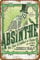 Blechschild für Absinth, Retro-Metallschild, lustiges Poster, Wohnzimmer, Küche, Badezimmer, Heimkunst, Wanddekoration, Schild, Geschenk, 20,3 x 30,5 cm, 20,3 x 30,5 cm