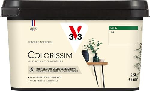 V33 Peinture multi-supports Colorissim® Lin satin 2,5L