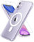 Kuaguozhe für iPhone 11 Hülle, Magnetisch Handyhülle iPhone 11 mit Panzer Schutz Glas, Kompatibel mit MagSafe, Anti-Vergilbung Rundumschutz Stoßfest Schutzhülle für iPhone 11 6,1 Zoll (Transparent)