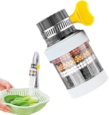 CENRF Purificador de agua para grifo de cocina, filtros de agua caliente y fría para agua potable sana, accesorios de filtración de agua para baño, aseo, cocina, salón de té