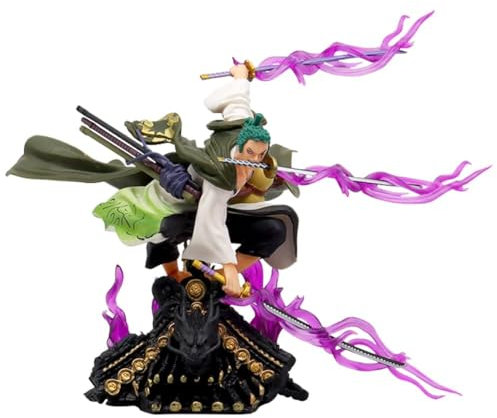 Figures, Zoro Anime Heroes Action Figure PVC Collectible Model Ornaments Animations Character Statue for Fans Collectible,Children Gift for Car Bedroom Bedside Table