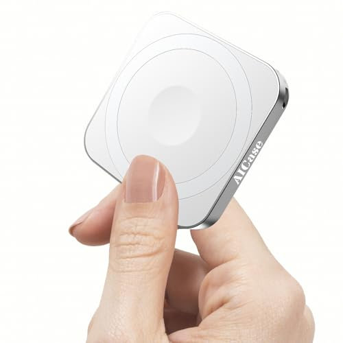 AICase Caricatore Portatile Magsafe per Apple Watch/iPhone, Airpods + Porta USB-C e Lightning, Caricatore da Viaggio 3 in 1 con Cavo Magnetico per iPhone 16 15 14 13 12 Pro Max/AirPods 3/2/Pro