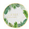 STC - 6 Assiettes Carton Anniversaire Tropical Party 23CM