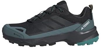adidas Men's Terrex Skychaser AX5 Gore-TEX Hiking Shoes, Core Black/Carbon/Pure Teal, 10 UK