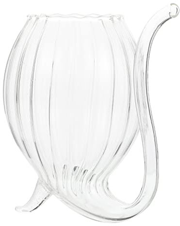 MAGICLULU Vampire Cup Crystal Striped Glass Juice Wine Cup Creative Beverage Container Straw for Party Bar Use