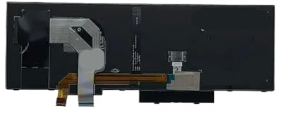 YGUWZ Tastatur mit Hintergrundbeleuchtung, kompatibel mit T570 P51S T580 P52S UK DK NO DE BE BR CH SWS SE(UK English)