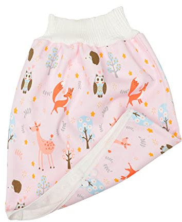 BESTonZON 1stück Waschbare Babytraining Hosen Faltbare Nappy-rock Baumwolle Wasserdichte Und Atmungsaktive Windelhose Für Jungen Und Mädchen Cartoon-muster Fuchs