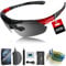 Running Sunglasses - Polarized Cycling Glasses for Men Women, UV400 Protection Sports Sunglasses, Ultralight Ski Goggles for Driving, Motorcycle, Hiking, Fishing, Golf