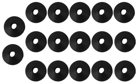 Tiardey 16 Pcs Non Slip Toilet Seat Hinge Fittings 8 Mm Rubber Cone Toilet Seat Hinge Fitting Rubber Fixture For Loose Toilet Seats Outer Diameter 25mm