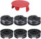 Uchidodo Filo per decespugliatore Bosch AdvancedGrassCut36, ART 24 27 30, 6 pezzi, lunghezza 6 m, diametro 0,2 cm, con copertura per bobina