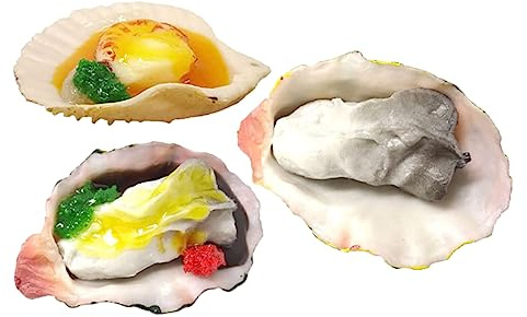 BESPORTBLE Fruits De Mer Simulés Modèle De Coquille Et Huître Artificielle Décoration De Cuisine Maison Et Fête