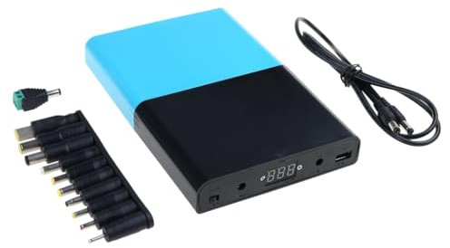 Multifunctional 12x18650 Battery Enclosure Uninterrupted Power Supply Case Box with Charging Light Battery Not Included