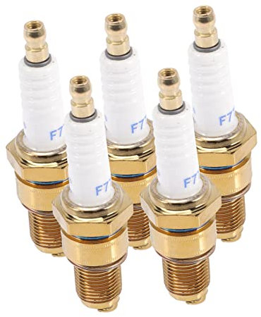 ibasenice 5 Pezzi Candela Ricambio per Generatori e Tosaerba Prestazione per Trattori e Coltivatori Design Professionale e Resistente Facile da Installare