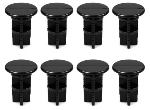 8PCS Goupilles de Charnière Pour Couvercle, 43 x 18 mm pour Poubelle 240L Charniere Poubelle Robuste Pour Fixation Securisee Du Couvercle Et Maintien Fiable En Usage Quotidien, Charnière Pour Poubelle