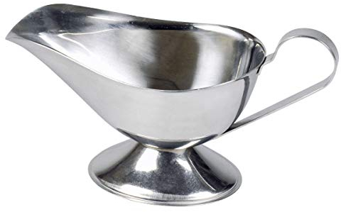 APS 40200 Edelstahl Sauciere 18 x 7.5 x 7 cm, 0, 10 ltr.
