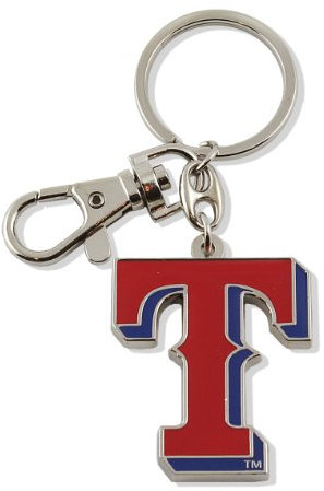 aminco MLB Texas Rangers Team Logo Heavy Weight Schlüsselanhänger