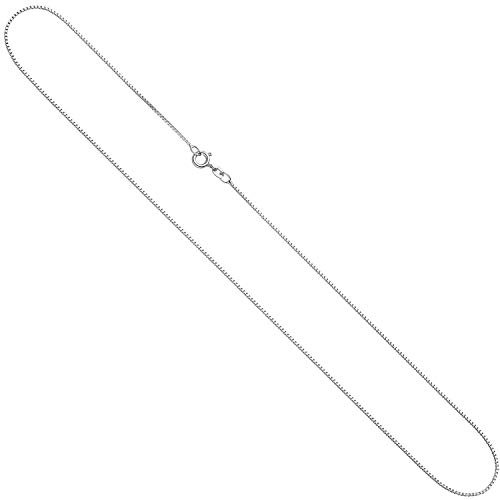 1,2mm Venezianerkette Kette 333 Weißgold Gold Goldkette 50 cm Unisex