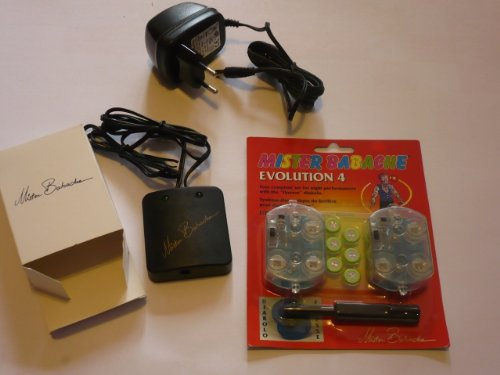 LED SET Mister Babache Evolution Kit Light ROT + Ladegeräte für das Finesse Diabolo