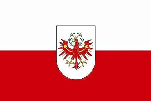 U24 Aufkleber Tirol Flagge Fahne 8 x 5 cm Autoaufkleber Sticker