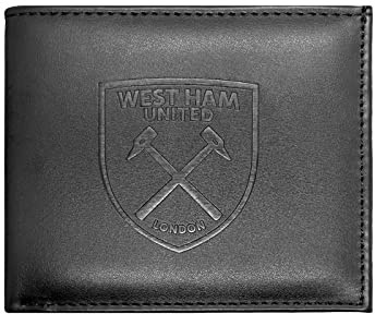 West Ham United FC Official Football Gift Embossed Crest Money Wallet
