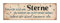 G. Wurm Schild Freunde sind wie Sterne. Breite 31 cm