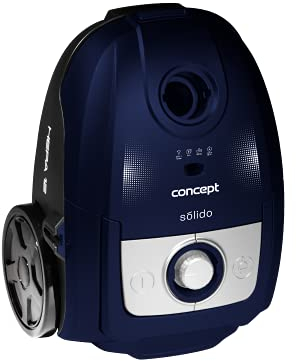 Concept Elettrodomestici vp8076 Aspirapolvere a Traino con Sacco, 700 W, 3 Litri, 66 Decibel, Plastica, Blu
