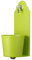 Belfer 42PRX Fontana a Parete con Vaschetta in Acciaio e Rubinetto in Ottone Cromato Colore Verde Acido