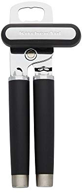 KitchenAid, Apriscatole/apribottiglie Gourmet multifunzione, 21,2 cm, colore: nero