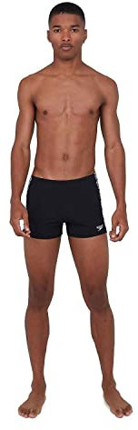 Speedo Herren Aquashort BoomStar Splice, Speedo Black/Weiß, 28, 812419