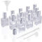 YU FENG 12pcs Refillable Glass Atomizer Spray Bottles with Funnels Pipettes Dispenser for Perfume,Fragrance,Lotion,Essential Oil