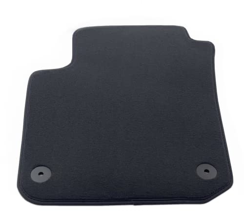 Carstyling Fußmatte für VW Up 1-teilig Fahrermatte Velours ANTHRAZIT Nubuk-Band