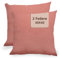 Federe Cuscini Divano 40 x 40 - Copricuscini 40x40 - Federa per Cuscino Divano e Camera da Letto - Federe per Cuscini Decorative 2 pezzi Rosa Antico