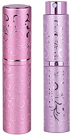 SSyang 10ML Porta Perfume de Viaje,2 Piezas Atomizador Perfume Recargable Dispensador de Perfume Portátil Mini Portátil Atomizador,para Viaje Bolso Mano Bolsillo Equipaje