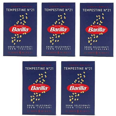 5x Pasta Barilla Tempestine Nr. 21 italienisch Nudeln 500g pack