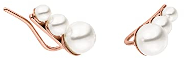 Purelei® Finesse Ohrringe (Roségold) – Damenohrringe aus langlebigem Edelstahl – Wasserfeste Ohrringe Damen – mit eleganten Perlen – Modeschmuck für deinen individuellen Look