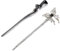 Tadipri Palillos Para El Cabello,2 Palillos De Pelo Para Mujeres,Accesorio De Horquilla,Aleación De Palo De Pelo,Palillo Metálico El Cabello Para Cabello Decorativo Peinado Fijo