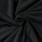 Textrend Microfaser-Plüsch - Minky-Glattes Stoff als Meterware - Stoff Shorty als Meterware in vielen Farben - Textilien 1x1.60m - Stoffe Meterware (Schwarz)