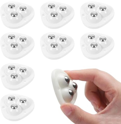 EBHO 8 Piezas Mini Ruedas para Muebles,Ruedas para Mover Muebles,Ruedas para Mover Muebles,Ruedas para Muebles,Mini Ruedas,para Cubos De Basura y Varios Muebles Pequeños