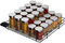 MAYZOLOP Gewürzregal, Gewürzregal Ausziehbar, Schrank Organizer Küche, Gewürzregal Stehend, 27cm B x 27.2cm T x 6cm H