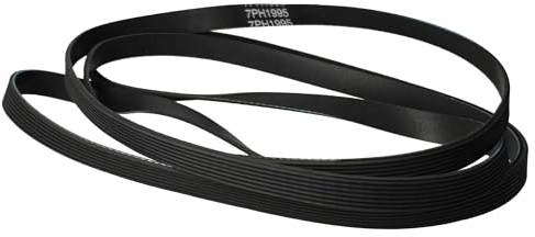 vhbw Drive Belt Replacement for Bosch 00650499 for Tumble Dryer - 199.5 cm, Black