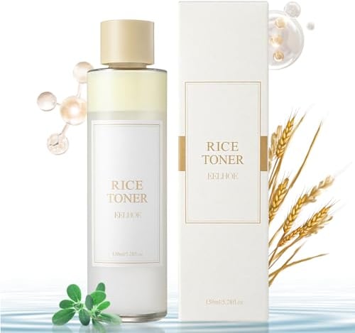 Rice Toner, 150ML Rice Toner Gesicht, Koreanische Skincare Gesichtswasser Feuchtigkeitsspendend, Trocken und Nicht Fettend für Alle Hauttypen Geeignet (A)