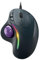 Wired Trackball Mouse with RGB Lighting, Ergonomic Thumb Control to Reduce Muscle Strain, 5 Adjustable DPI Settings, Dual USB-C & USB-A Connectivity, Compatible with PC, Laptop, Mac, Windows-Purple