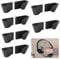 FANWINKJ 6 Pairs Pot Lid Holder Wall Mounted, Adjustable Pan Lid Storage Rack, Self-Adhesive Pot and Pan Lid Organizer, Compact Kitchen Lid Holder for Home, Cupboard, Cabinet Door
