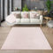 the carpet Cosy kuschelig Warmer Fellteppich, weich und elegant, waschbar und Fußbodenheizung geeignet, Öko-Tex Zertifiziert, Rosa, 140 x 200 cm