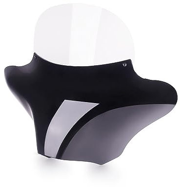Aufsatz Windschutzglas Motorrad Scheinwerfer Front Lampe Batwing Verkleidung Windschutzscheibe Für Ha&rley Softail FLST Road King FLHR